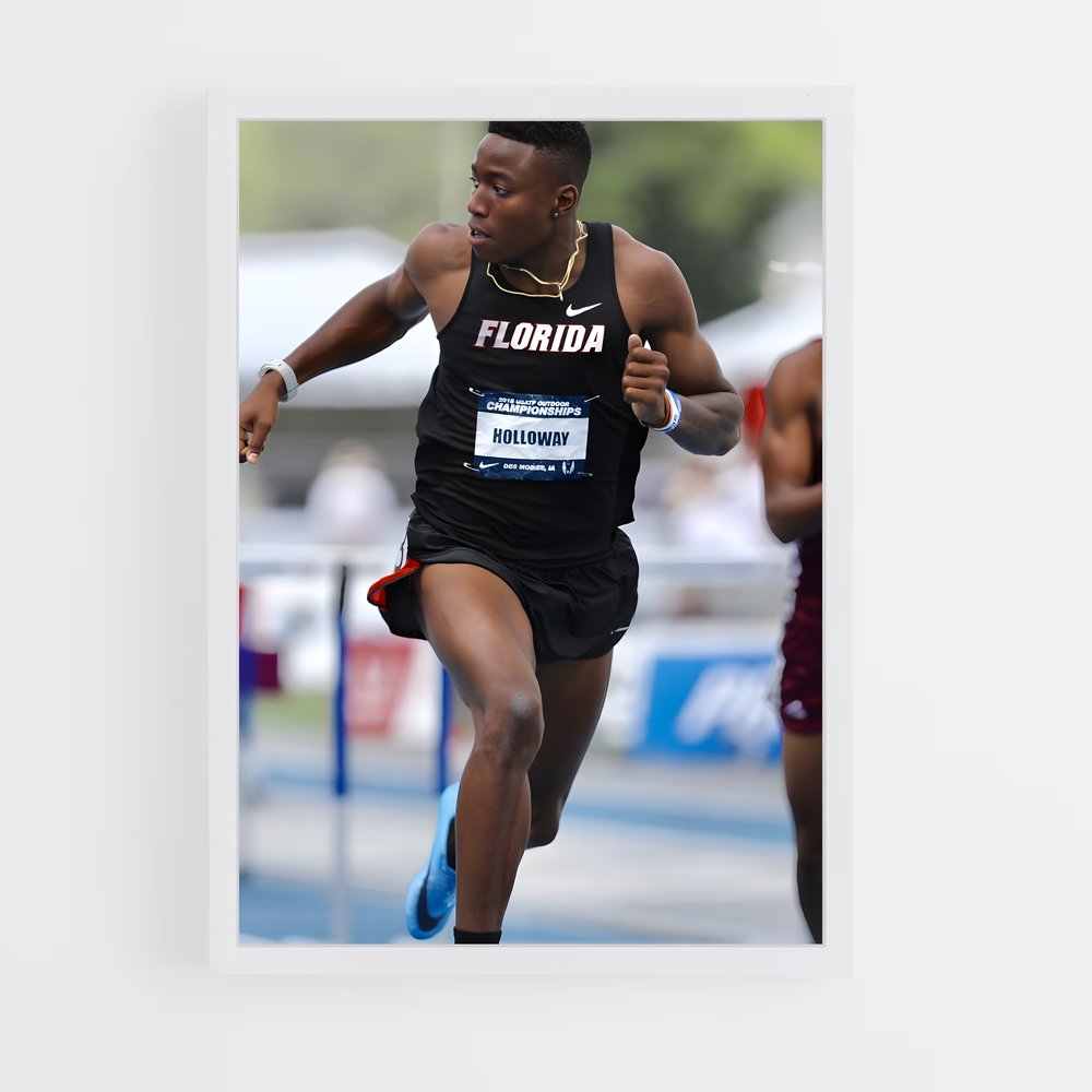 Poster Grant Holloway – affiche Athlétisme (vue 3)